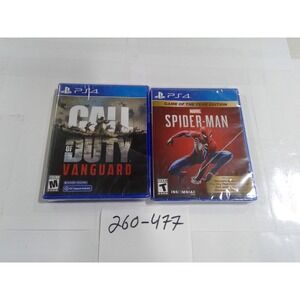Sony PS4 Game Bundle Call of Duty Vanguard & Spider-Man GOTY Edition New Sealed
